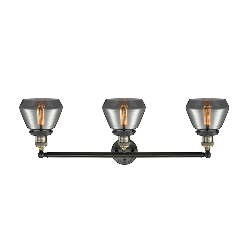 Innovations Lighting Fulton 3 Light Bath Vanity Light Part Of The Franklin Restoration Collection 205-BAB-G173