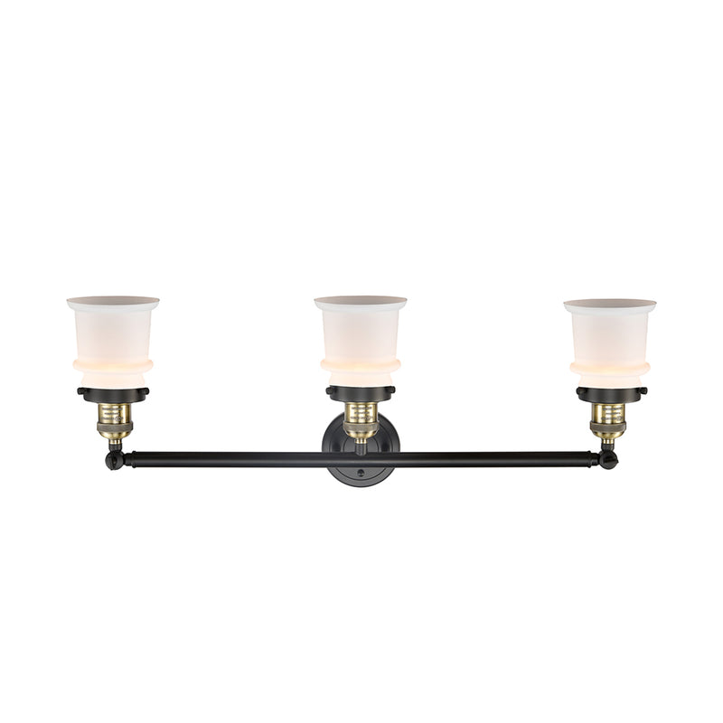 Innovations Lighting Small Canton 3 Light Bath Vanity Light Part Of The Franklin Restoration Collection 205-BAB-G181S