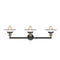 Innovations Lighting Halophane 3 Light Bath Vanity Light Part Of The Franklin Restoration Collection 205-BAB-G1