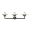 Innovations Lighting Halophane 3 Light Bath Vanity Light Part Of The Franklin Restoration Collection 205-BAB-G2-LED