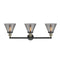 Innovations Lighting Large Cone 3 Light Bath Vanity Light Part Of The Franklin Restoration Collection 205-BAB-G43-LED