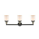 Innovations Lighting Small Bell 3 Light Bath Vanity Light Part Of The Franklin Restoration Collection 205-BAB-G51-LED