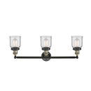 Innovations Lighting Small Bell 3 Light Bath Vanity Light Part Of The Franklin Restoration Collection 205-BAB-G52-LED