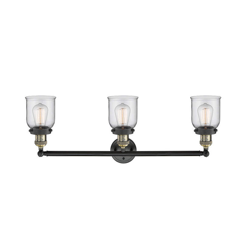 Innovations Lighting Small Bell 3 Light Bath Vanity Light Part Of The Franklin Restoration Collection 205-BAB-G52-LED