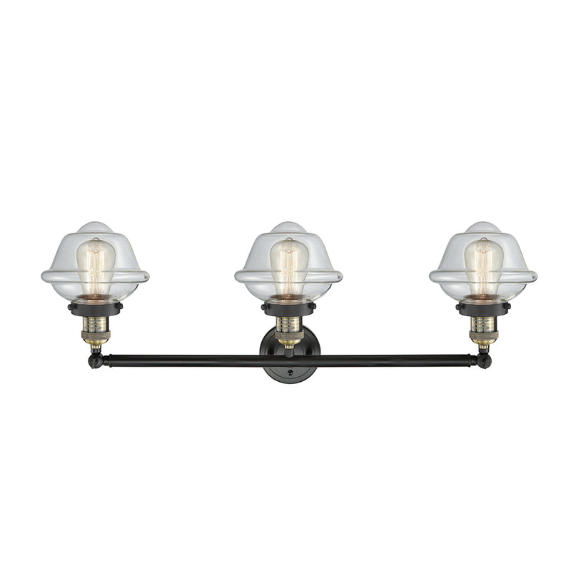 Innovations Lighting Small Oxford 3 Light Bath Vanity Light Part Of The Franklin Restoration Collection 205-BAB-G532