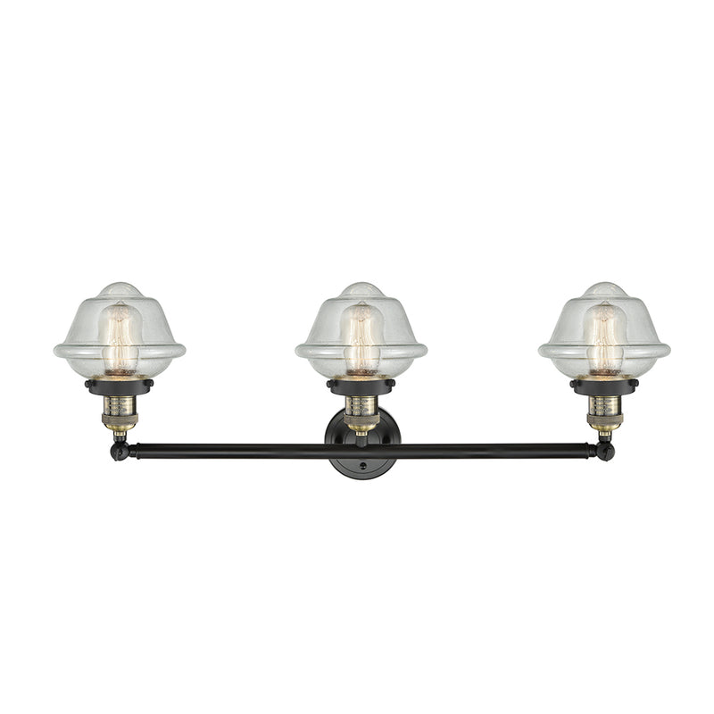 Innovations Lighting Small Oxford 3 Light Bath Vanity Light Part Of The Franklin Restoration Collection 205-BAB-G534