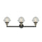 Innovations Lighting Small Oxford 3 Light Bath Vanity Light Part Of The Franklin Restoration Collection 205-BAB-G534-LED