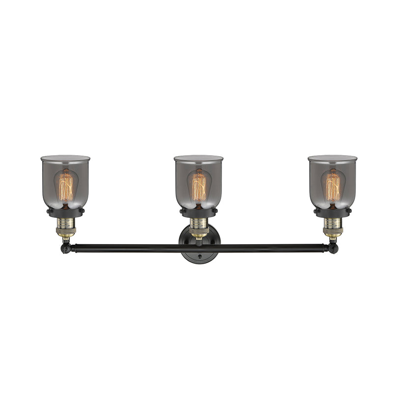 Innovations Lighting Small Bell 3 Light Bath Vanity Light Part Of The Franklin Restoration Collection 205-BAB-G53