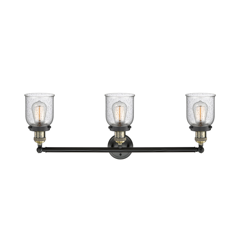 Innovations Lighting Small Bell 3 Light Bath Vanity Light Part Of The Franklin Restoration Collection 205-BAB-G54