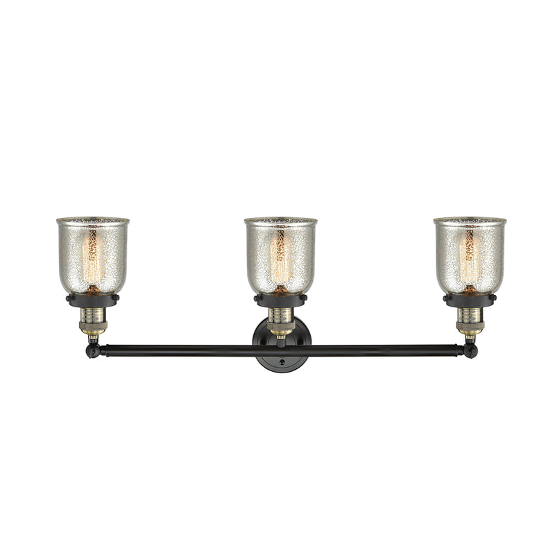 Innovations Lighting Small Bell 3 Light Bath Vanity Light Part Of The Franklin Restoration Collection 205-BAB-G58-LED