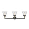 Innovations Lighting Small Cone 3 Light Bath Vanity Light Part Of The Franklin Restoration Collection 205-BAB-G62-LED