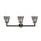 Innovations Lighting Small Cone 3 Light Bath Vanity Light Part Of The Franklin Restoration Collection 205-BAB-G63-LED