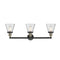 Innovations Lighting Small Cone 3 Light Bath Vanity Light Part Of The Franklin Restoration Collection 205-BAB-G64