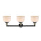 Innovations Lighting Large Bell 3 Light Bath Vanity Light Part Of The Franklin Restoration Collection 205-BAB-G71