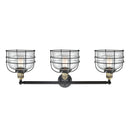 Innovations Lighting Large Bell Cage 3 Light Bath Vanity Light Part Of The Franklin Restoration Collection 205-BAB-G72-CE-LED