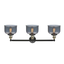 Innovations Lighting Large Bell 3 Light Bath Vanity Light Part Of The Franklin Restoration Collection 205-BAB-G73-LED
