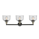 Innovations Lighting Large Bell 3 Light Bath Vanity Light Part Of The Franklin Restoration Collection 205-BAB-G74-LED