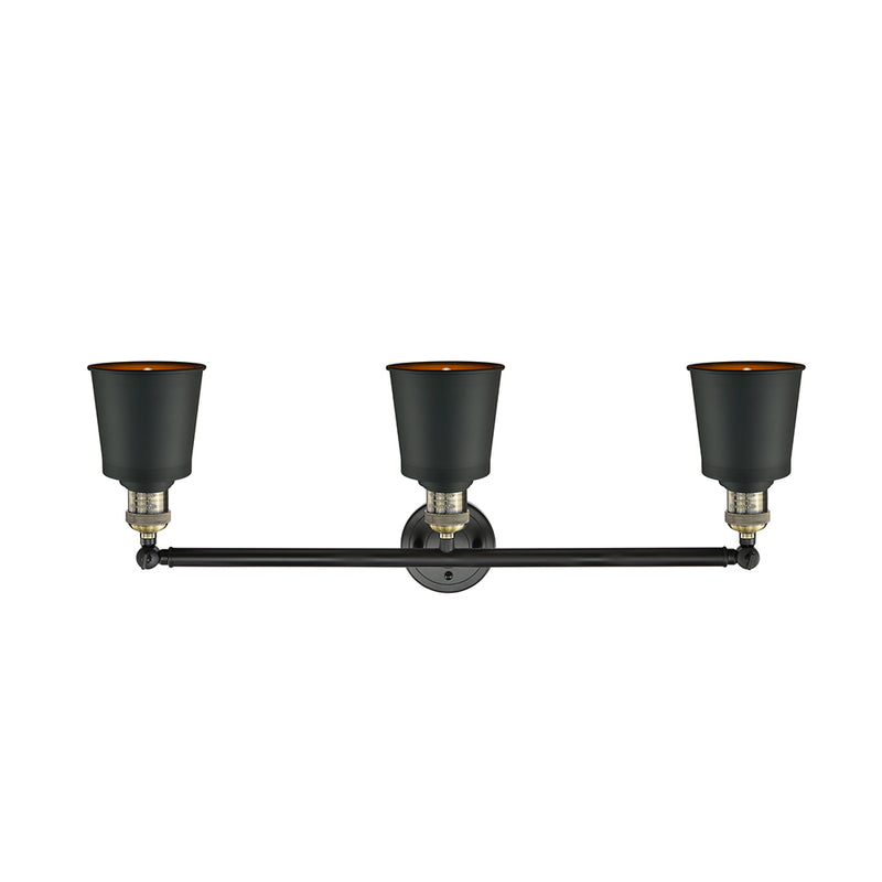 Innovations Lighting Addison 3 Light Bath Vanity Light Part Of The Franklin Restoration Collection 205-BAB-M9-BK