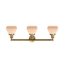 Innovations Lighting Fulton 3 Light Bath Vanity Light Part Of The Franklin Restoration Collection 205-BB-G171-LED