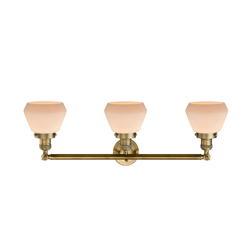 Innovations Lighting Fulton 3 Light Bath Vanity Light Part Of The Franklin Restoration Collection 205-BB-G171-LED