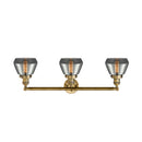 Innovations Lighting Fulton 3 Light Bath Vanity Light Part Of The Franklin Restoration Collection 205-BB-G173-LED