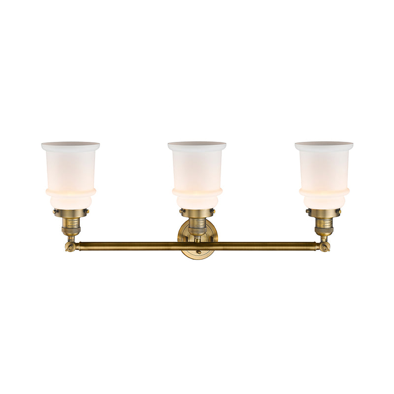 Innovations Lighting Canton 3 Light Bath Vanity Light Part Of The Franklin Restoration Collection 205-BB-G181-LED