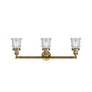 Innovations Lighting Small Canton 3 Light Bath Vanity Light Part Of The Franklin Restoration Collection 205-BB-G184S-LED