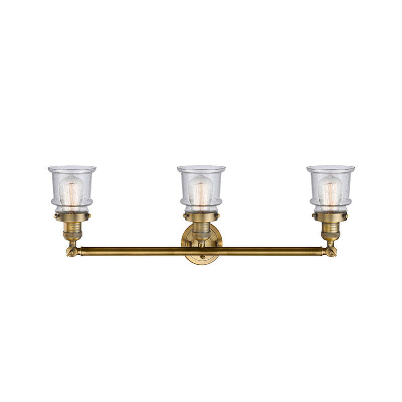 Innovations Lighting Small Canton 3 Light Bath Vanity Light Part Of The Franklin Restoration Collection 205-BB-G184S-LED