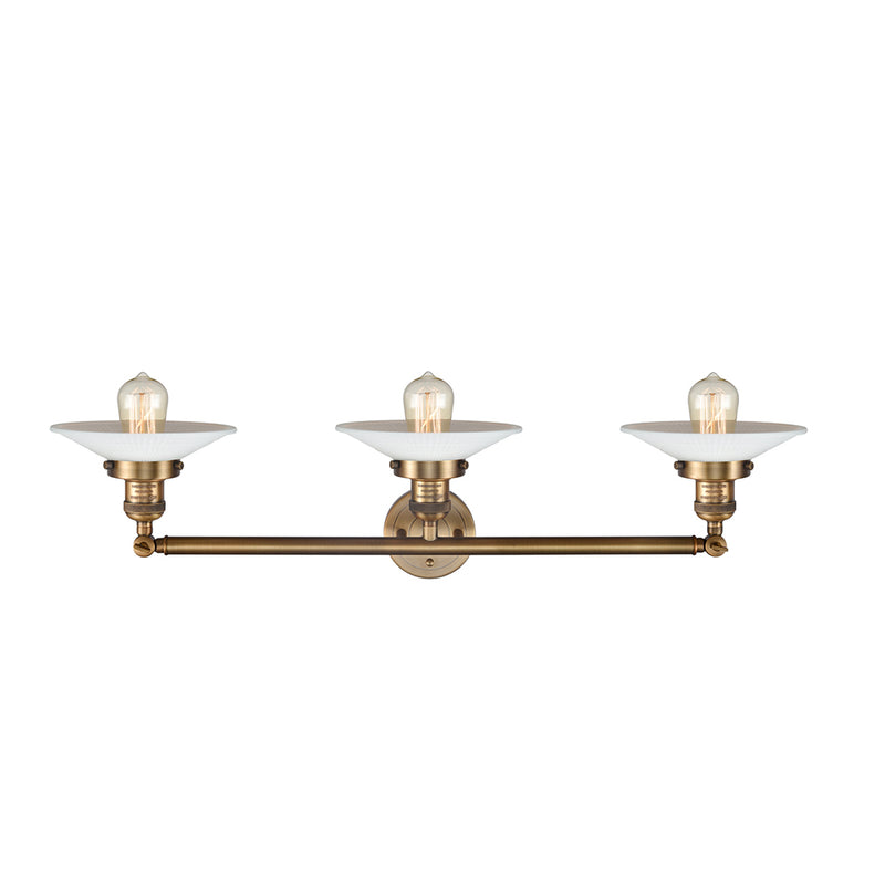 Innovations Lighting Halophane 3 Light Bath Vanity Light Part Of The Franklin Restoration Collection 205-BB-G1-LED
