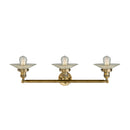 Innovations Lighting Halophane 3 Light Bath Vanity Light Part Of The Franklin Restoration Collection 205-BB-G2-LED