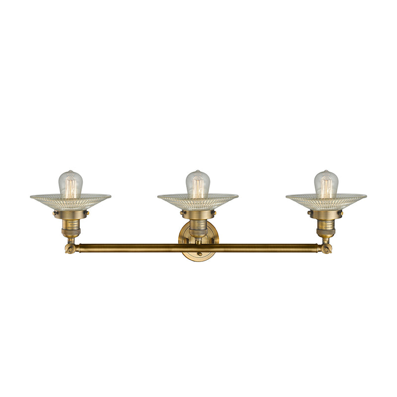 Innovations Lighting Halophane 3 Light Bath Vanity Light Part Of The Franklin Restoration Collection 205-BB-G2-LED