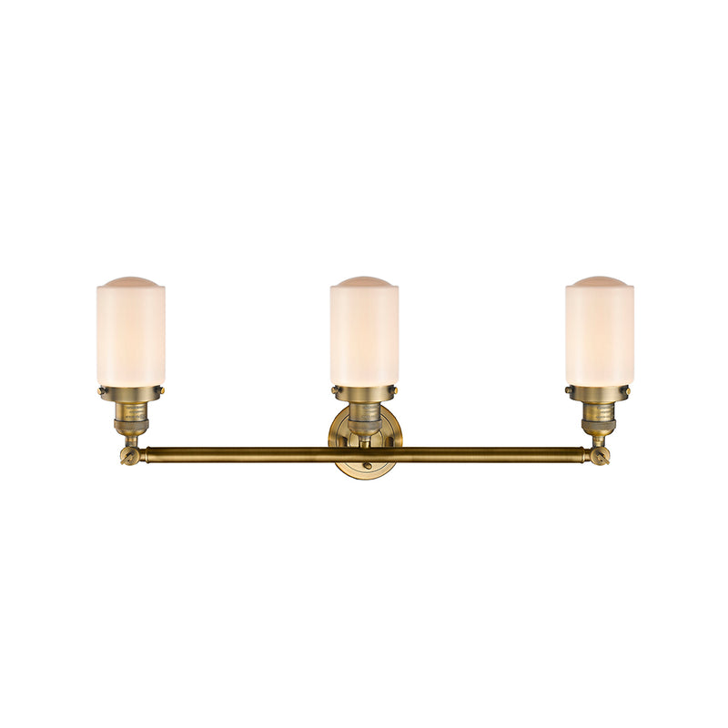 Innovations Lighting Dover 3 Light Bath Vanity Light Part Of The Franklin Restoration Collection 205-BB-G311-LED