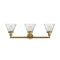 Innovations Lighting Large Cone 3 Light Bath Vanity Light Part Of The Franklin Restoration Collection 205-BB-G42-LED