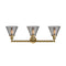 Innovations Lighting Large Cone 3 Light Bath Vanity Light Part Of The Franklin Restoration Collection 205-BB-G43
