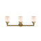 Innovations Lighting Small Bell 3 Light Bath Vanity Light Part Of The Franklin Restoration Collection 205-BB-G51-LED