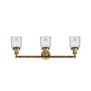 Innovations Lighting Small Bell 3 Light Bath Vanity Light Part Of The Franklin Restoration Collection 205-BB-G52-LED