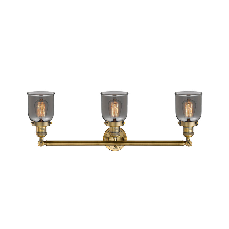 Innovations Lighting Small Bell 3 Light Bath Vanity Light Part Of The Franklin Restoration Collection 205-BB-G53-LED
