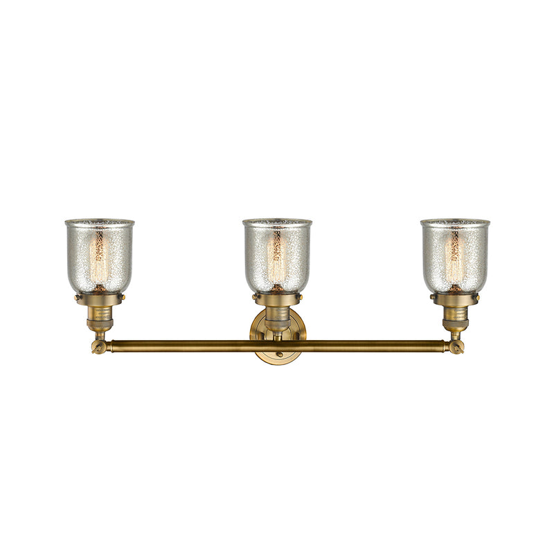 Innovations Lighting Small Bell 3 Light Bath Vanity Light Part Of The Franklin Restoration Collection 205-BB-G58