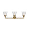 Innovations Lighting Small Cone 3 Light Bath Vanity Light Part Of The Franklin Restoration Collection 205-BB-G62-LED