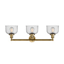 Innovations Lighting Large Bell 3 Light Bath Vanity Light Part Of The Franklin Restoration Collection 205-BB-G74-LED