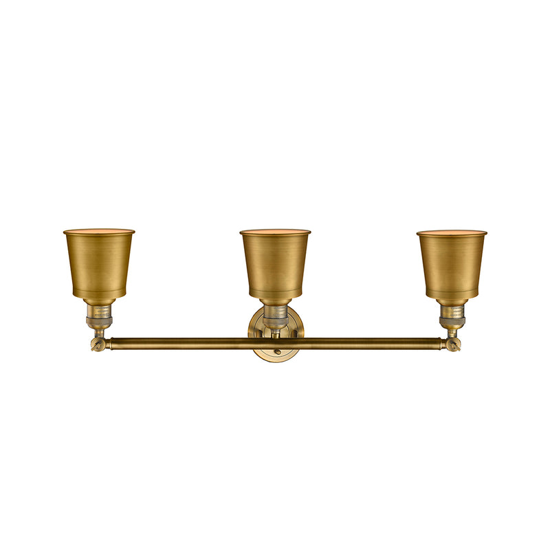 Innovations Lighting Addison 3 Light Bath Vanity Light Part Of The Franklin Restoration Collection 205-BB-M9-BB-LED