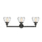 Innovations Lighting Fulton 3 Light Bath Vanity Light Part Of The Franklin Restoration Collection 205-BK-G172-LED
