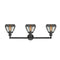 Innovations Lighting Fulton 3 Light Bath Vanity Light Part Of The Franklin Restoration Collection 205-BK-G173-LED