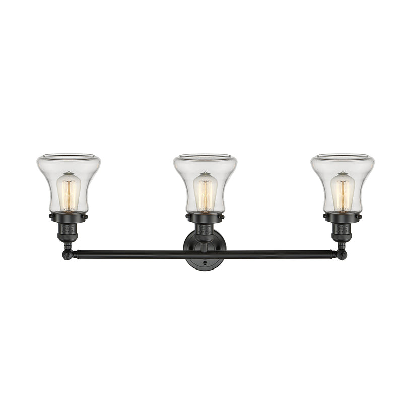 Innovations Lighting Bellmont 3 Light Bath Vanity Light Part Of The Franklin Restoration Collection 205-BK-G192-LED