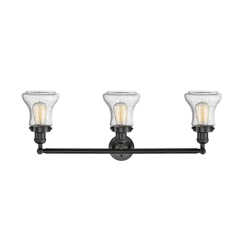 Innovations Lighting Bellmont 3 Light Bath Vanity Light Part Of The Franklin Restoration Collection 205-BK-G194-LED