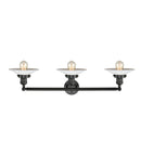 Innovations Lighting Halophane 3 Light Bath Vanity Light Part Of The Franklin Restoration Collection 205-BK-G1-LED