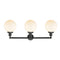 Innovations Lighting Beacon 3 Light 32" Bath Vanity Light 205-BK-G201-8-LED