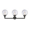 Innovations Lighting Beacon 3 Light 32" Bath Vanity Light 205-BK-G204-8-LED