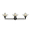 Innovations Lighting Halophane 3 Light Bath Vanity Light Part Of The Franklin Restoration Collection 205-BK-G2