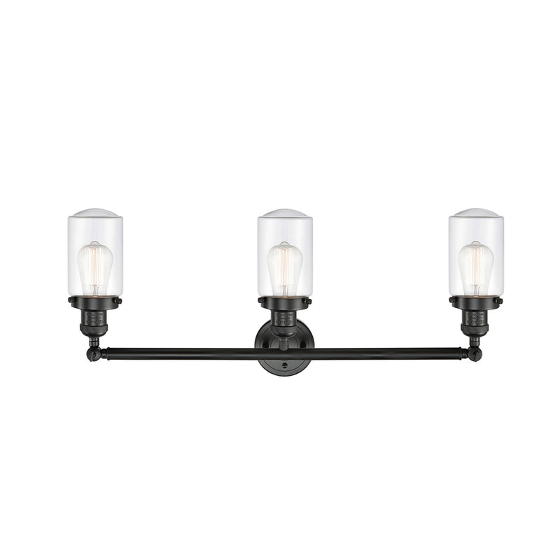 Innovations Lighting Dover 3 Light Bath Vanity Light Part Of The Franklin Restoration Collection 205-BK-G312